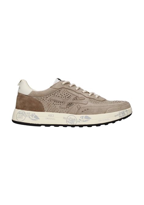 Sneakers Premiata Nous 8288 in suede traforato beige PREMIATA | Scarpe | NOUS VAR8288